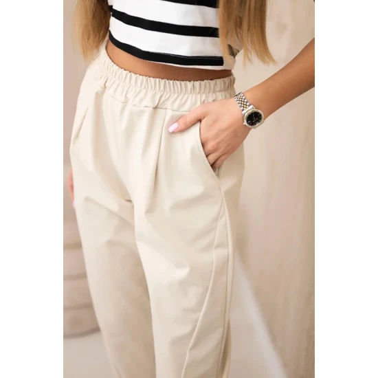 Moteriškos rusvos kelnės Punto 31000