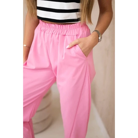 Moteriškos rožinės kelnės Punto 30999