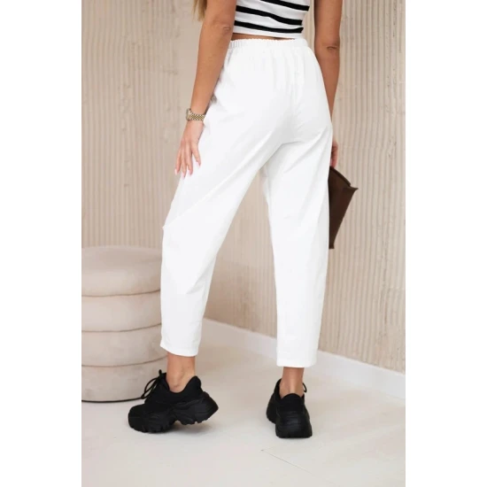 Moteriškos baltos kelnės Punto 30997