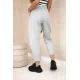 Moteriškos šviesiai pilkos kelnės Punto 30996