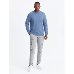 Vyriškas mėlynas megztinis Montecarl