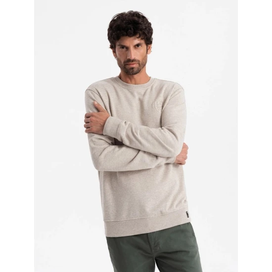 Vyriškas rusvas megztinis Montecarl V2 OM-SSNZ-0163