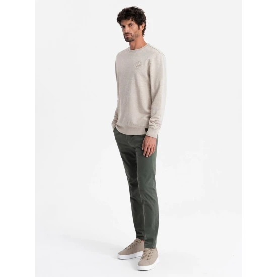 Vyriškas rusvas megztinis Montecarl V2 OM-SSNZ-0163