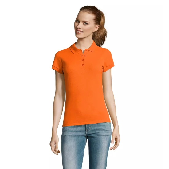 Moteriški oranžiniai polo marškinėliai Passion PK11343