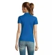 Moteriški ryškiai mėlyni polo marškinėliai Passion PK11343