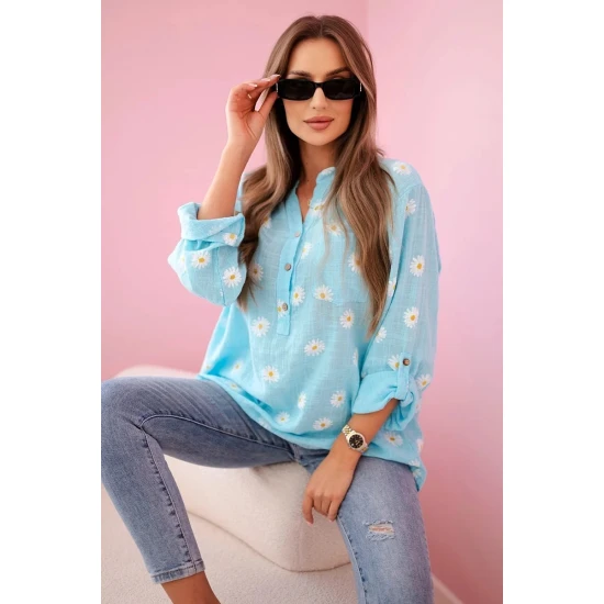 Moteriška mėlyna palaidinė Dorsi Palaidinės ir marškiniai