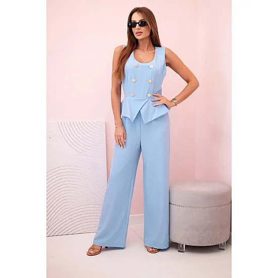 Women's overalls Brook blue Coveralls