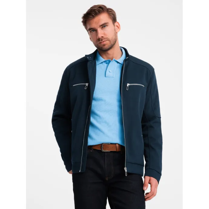 Men's navy blue jacket Talin V1 OM-JALP-0157