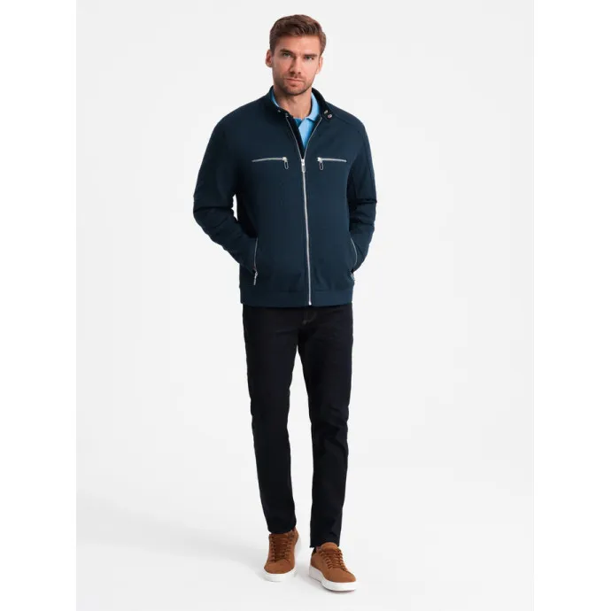 Men's navy blue jacket Talin V1 OM-JALP-0157
