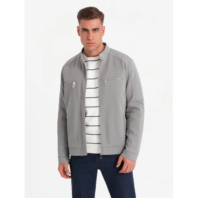 Men's grey jacket Talin V3 OM-JALP-0157