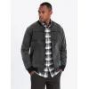 Men's bomber jacket in black Norvi V2 OM-JADJ-0163