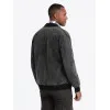 Men's bomber jacket in black Norvi V2 OM-JADJ-0163