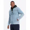 Men's bomber jacket in blue Norvi V3 OM-JADJ-0163