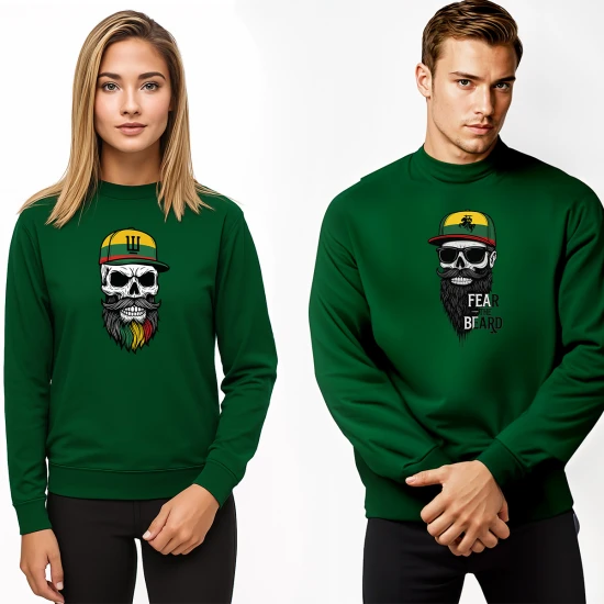 Žalios spalvos džemperių komplektas Kaukolės LTU-vytis PK4014