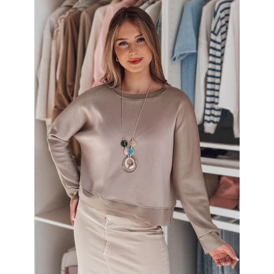 Moteriška rusva palaidinė su pakabuku Nubiss RY2800