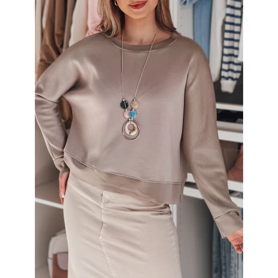 Moteriška rusva palaidinė su pakabuku Nubiss RY2800