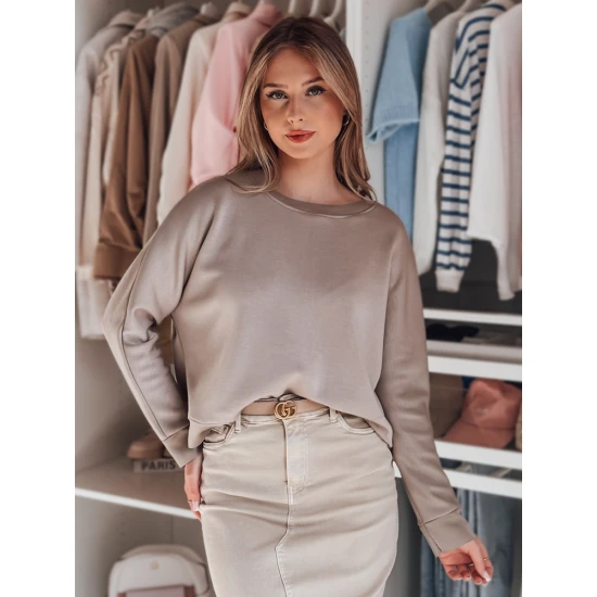 Moteriška rusva palaidinė su pakabuku Nubiss RY2800