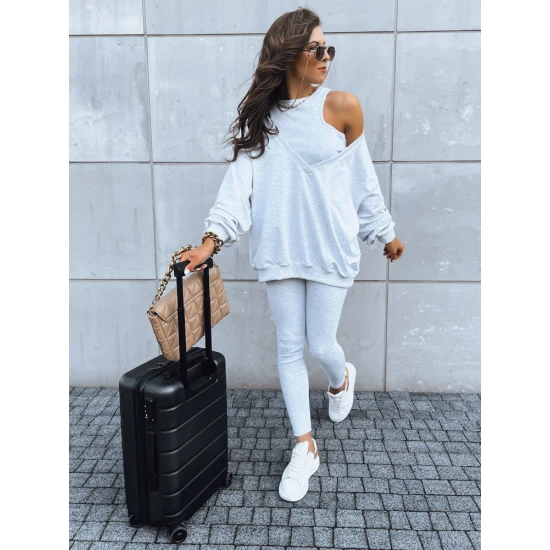 Trijų dalių moteriškas šviesiai pilkas komplektas Astral AY0895