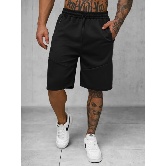 Vyriški juodi sportiniai šortai Novak