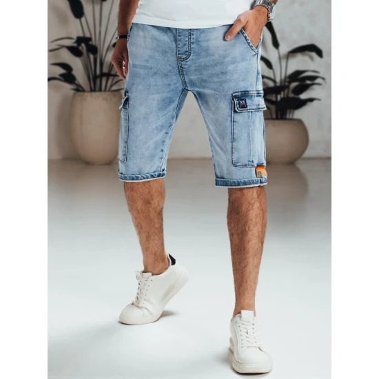 Vyriški mėlyni džinsiniai šortai Efect SX2553