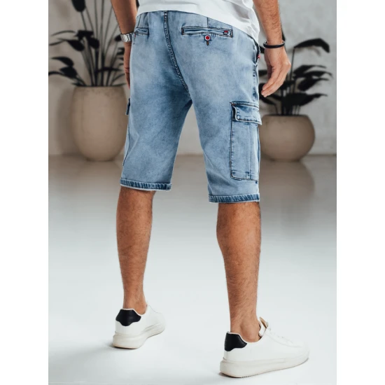 Vyriški mėlyni džinsiniai šortai Efect SX2553