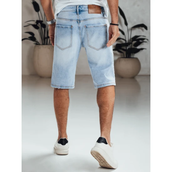 Vyriški mėlyni džinsiniai šortai Unmi SX2566