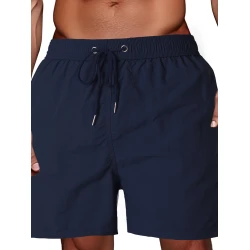 Vyriški tamsiai mėlyni maudimosi šortai Flesy