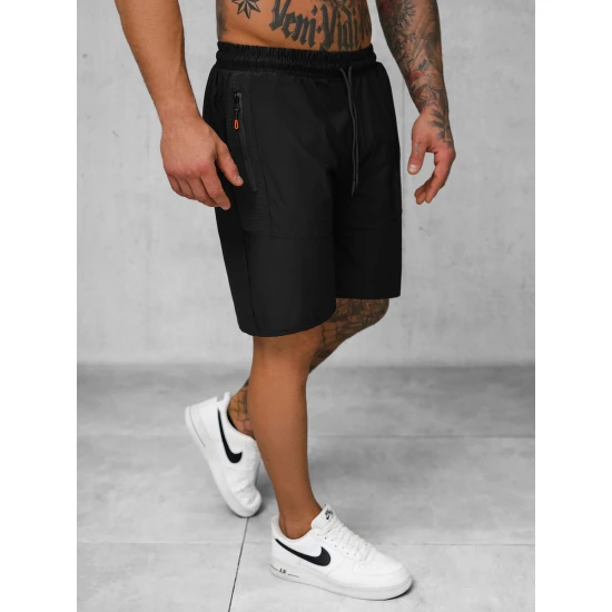 Vyriški juodi sportiniai šortai Keller JS/12K1802/3