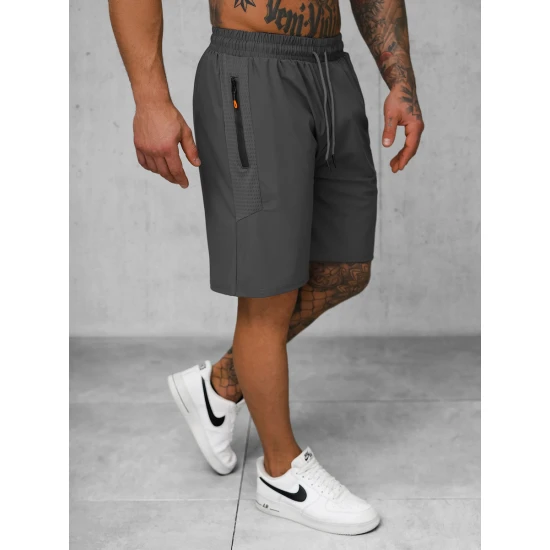 Vyriški tamsiai pilki sportiniai šortai Keller JS/12K1802/5