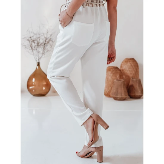 Moteriškos baltos kelnės Legis UY2406