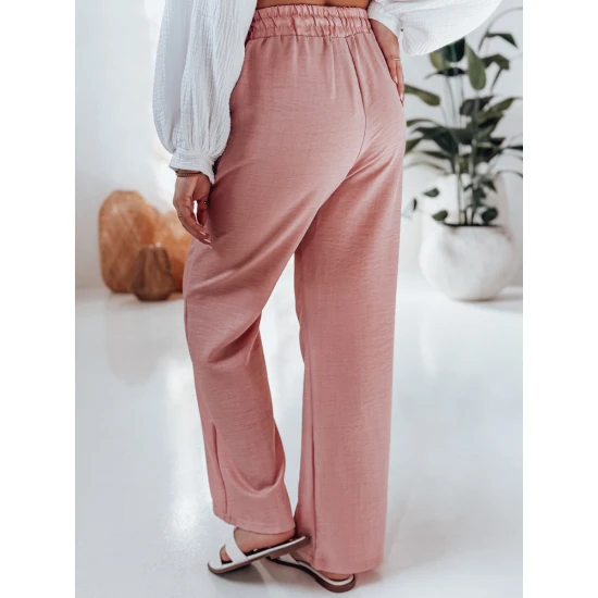 Moteriškos rožinės spalvos laisvalaikio kelnės Fiona UY2645