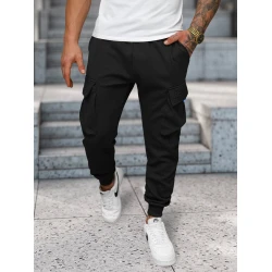 Vyriškos juodos sportinės kelnės Bost
