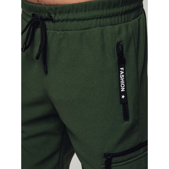 Vyriškos tamsiai žalios kelnės Rosko UX4467