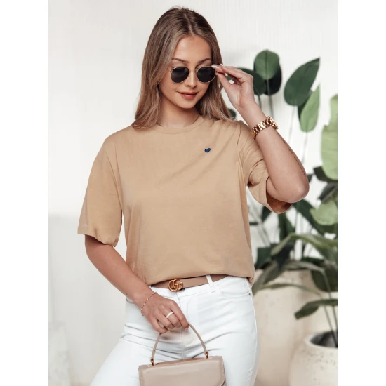 Moteriški rusvi marškinėliai Mila Marškinėliai