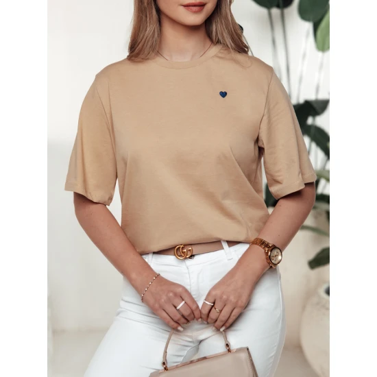 Moteriški rusvi marškinėliai Mila Marškinėliai