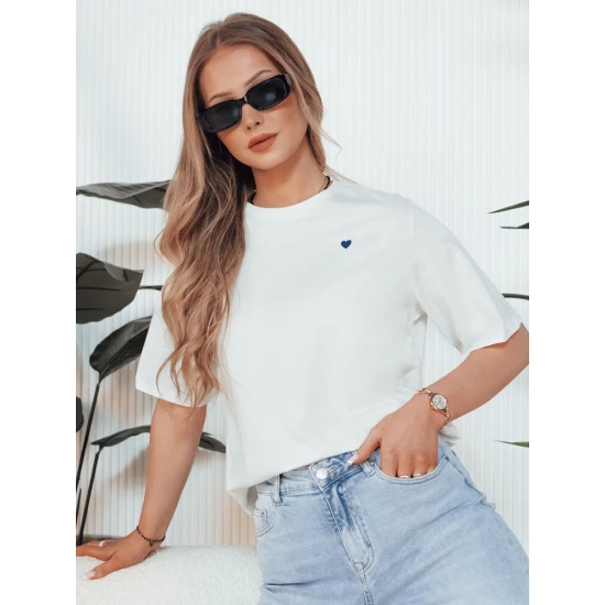 Moteriški balti marškinėliai Mila Marškinėliai