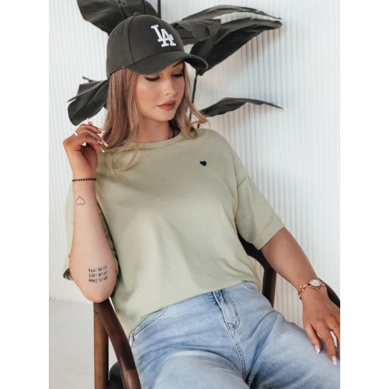 Moteriški šviesiai žalios splavos marškinėliai Mila Marškinėliai