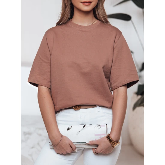 Moteriški rudos spalvos marškinėliai Silvi Marškinėliai