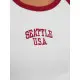 Moteriški balti/raudoni marškinėliai Seattle USA JS/R61627