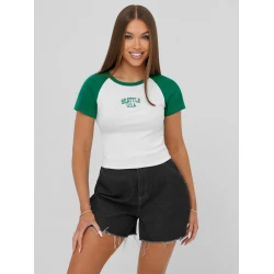 Moteriški balti/žali  marškinėliai Seattle USA