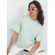 Moteriški mėtinės spalvos marškinėliai Silvi Marškinėliai