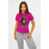 Women's pink T-shirt Bear PK4023