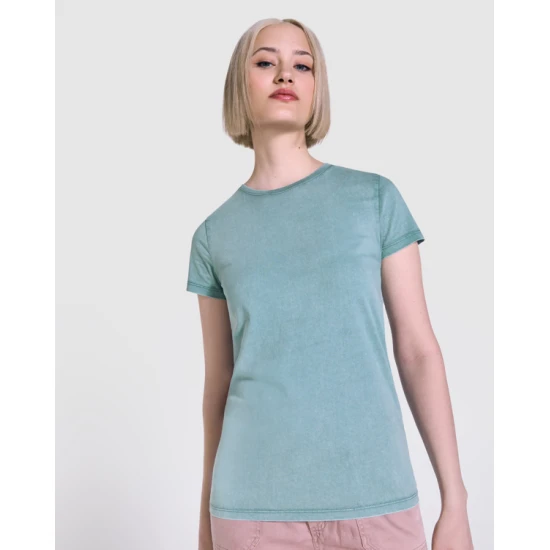 Moteriški žalios spalvos marškinėliai FIYI Marškinėliai | Polo