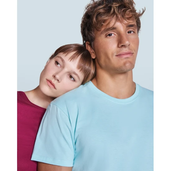 Vyriški šviesiai mėlynos spalvos marškinėliai Beagle Marškinėliai | Polo Roly