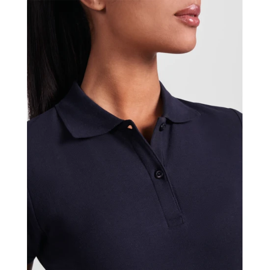 Moteriški juodi polo marškinėliai Princess Marškinėliai | Polo Roly