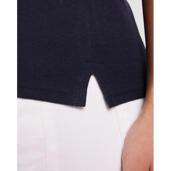 Moteriški juodi polo marškinėliai Princess Marškinėliai | Polo Roly