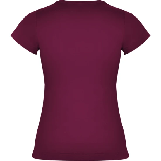 Moteriški bordo spalvos marškinėliai Jamaica Marškinėliai | Polo Roly