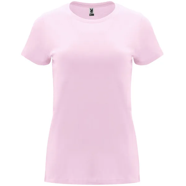 Naisten vaaleanpunainen T-paita Capri-paita T-paita | Polo Roly