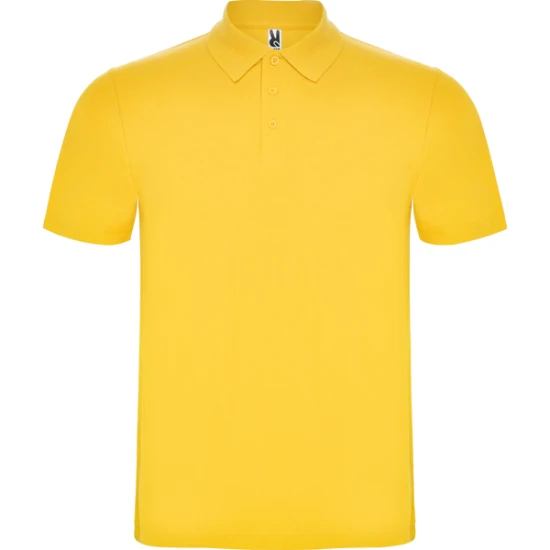 Vyriški geltoni polo marškinėliai Austral Marškinėliai | Polo Roly