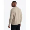 Brązowy sweter męski Solan Swetry bez kaptura
